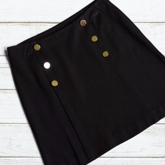 INC Petite Black Sailor Style Mini Skirt - Picture 2 of 5